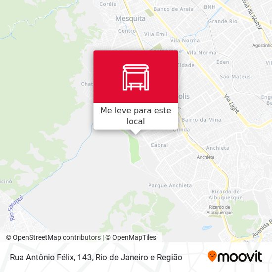 Rua Antônio Félix, 143 mapa