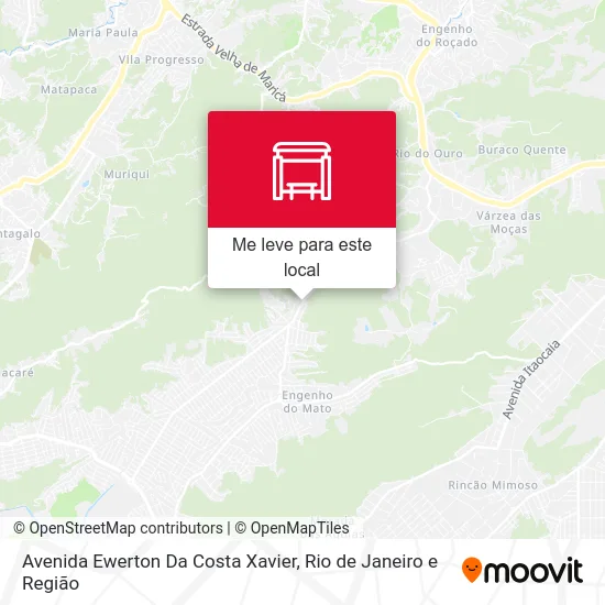 Avenida Ewerton Da Costa Xavier mapa
