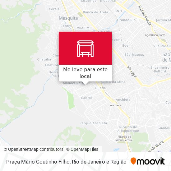 Praça Mário Coutinho Filho mapa