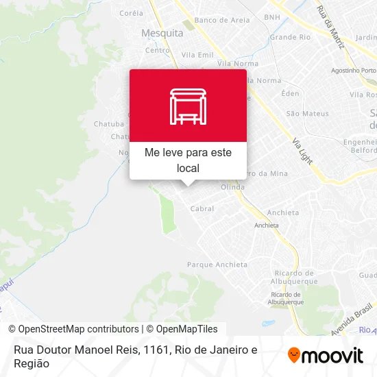 Rua Doutor Manoel Reis, 1161 mapa