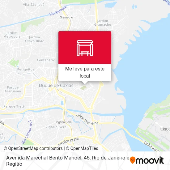 Avenida Marechal Bento Manoel, 45 mapa
