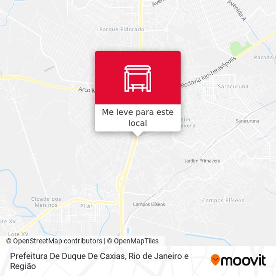 Prefeitura De Duque De Caxias mapa