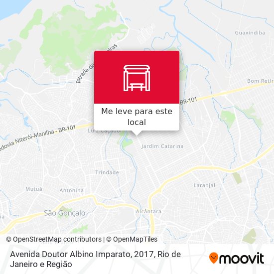 Avenida Doutor Albino Imparato, 2017 mapa