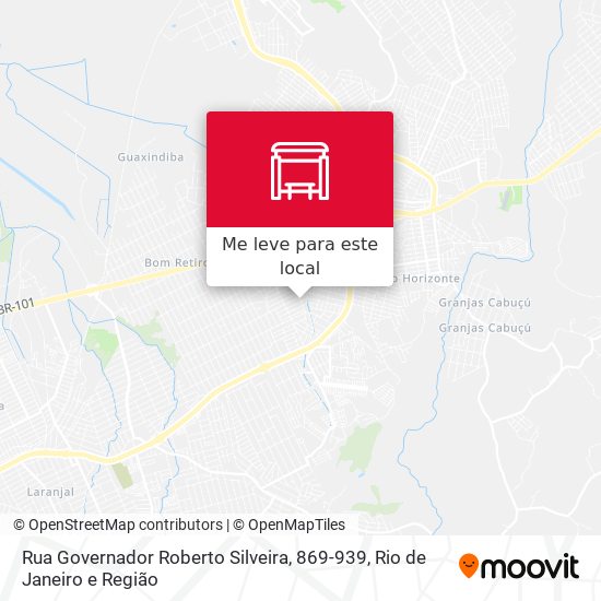 Rua Governador Roberto Silveira, 869-939 mapa