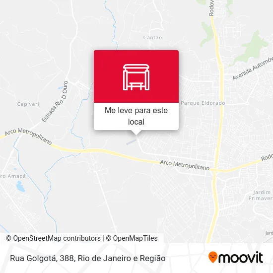 Rua Golgotá, 388 mapa