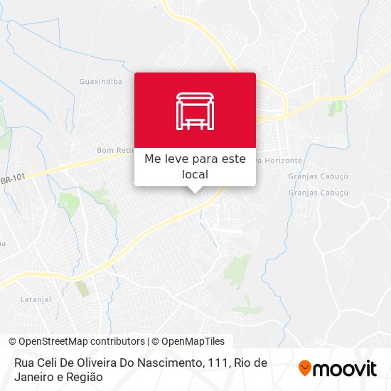 Rua Celi De Oliveira Do Nascimento, 111 mapa