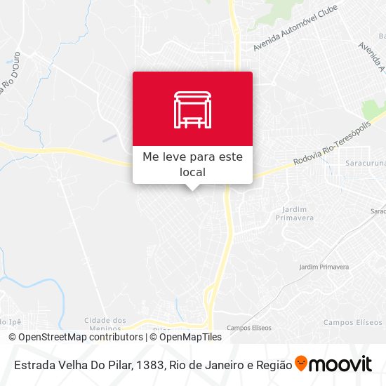 Estrada Velha Do Pilar, 1383 mapa
