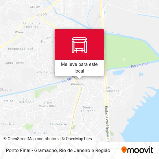 Ponto Final - Gramacho mapa