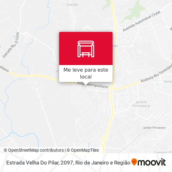 Estrada Velha Do Pilar, 2097 mapa