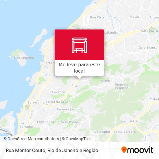 Rua Mentor Couto mapa