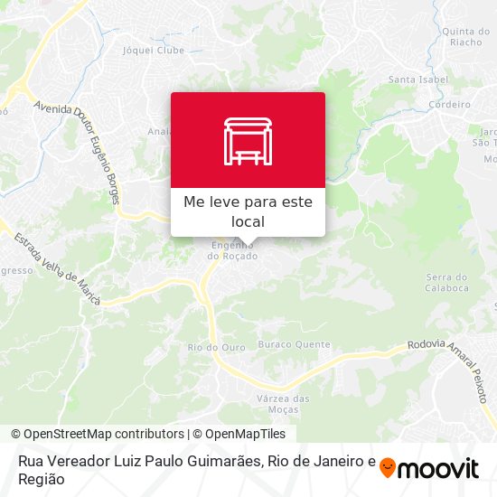 Rua Vereador Luiz Paulo Guimarães mapa