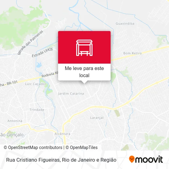 Rua Cristiano Figueiras mapa