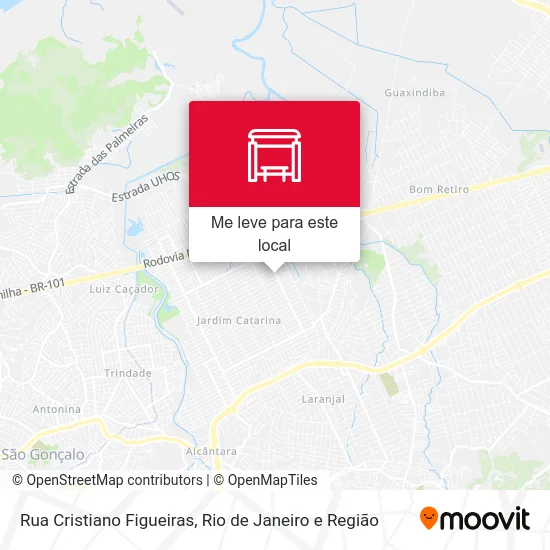 Rua Cristiano Figueiras mapa