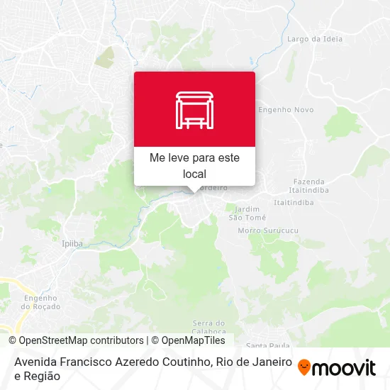 Avenida Francisco Azeredo Coutinho mapa
