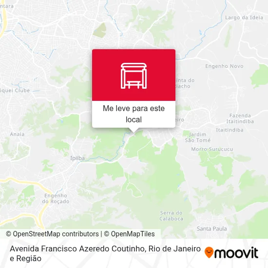 Avenida Francisco Azeredo Coutinho mapa