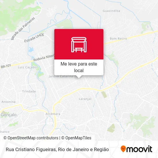 Rua Cristiano Figueiras mapa