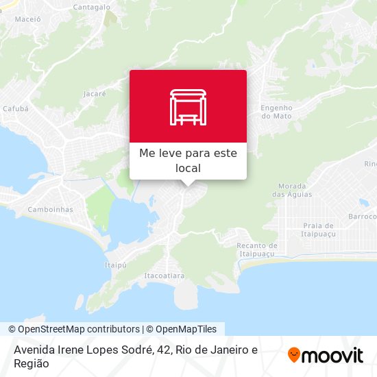 Avenida Irene Lopes Sodré, 42 mapa