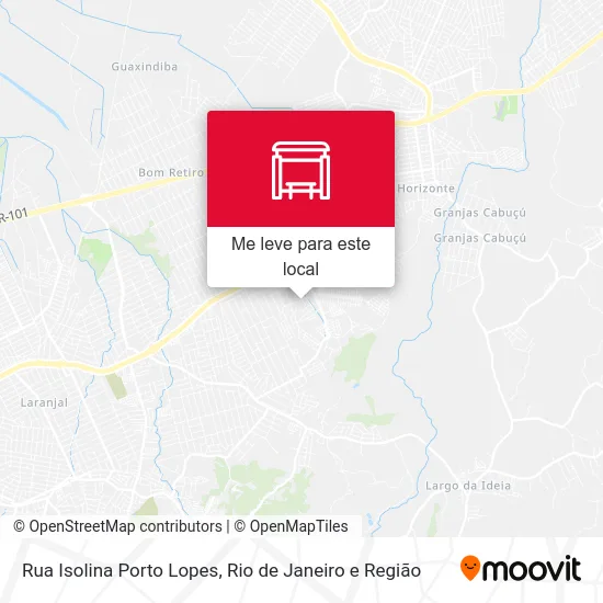 Rua Isolina Porto Lopes mapa