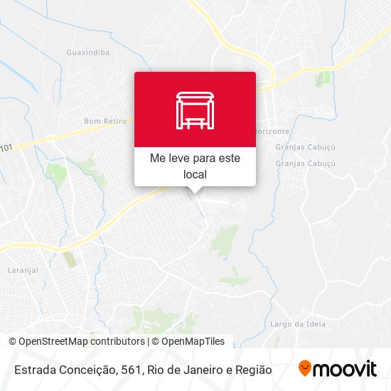 Estrada Conceição, 561 mapa