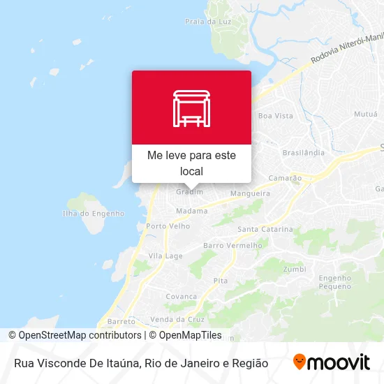 Rua Visconde De Itaúna mapa