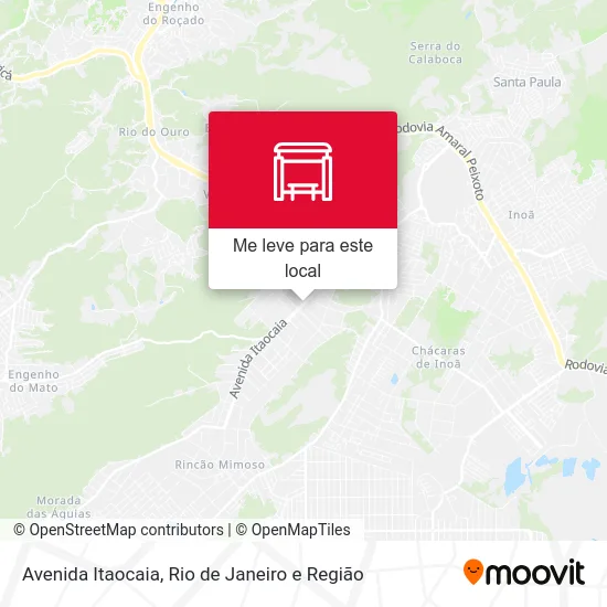 Avenida Itaocaia mapa