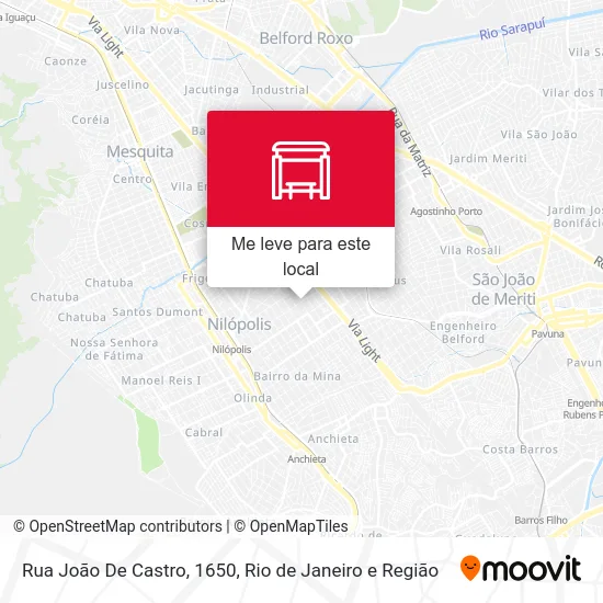 Rua João De Castro, 1650 mapa