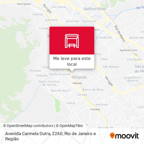 Avenida Carmela Dutra, 2260 mapa