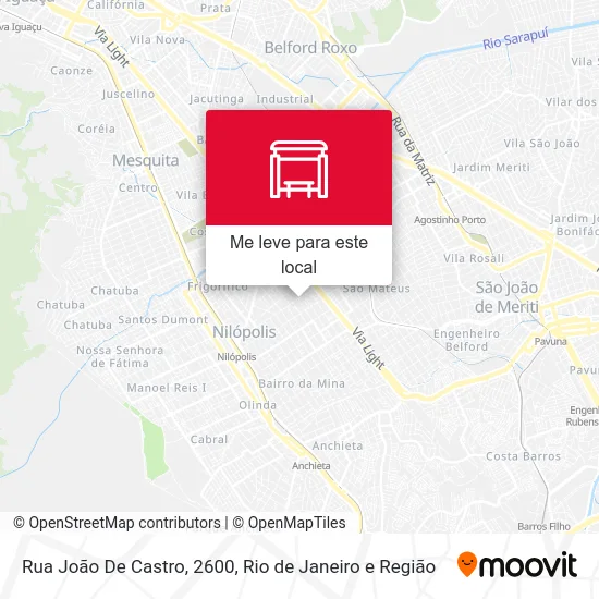 Rua João De Castro, 2600 mapa