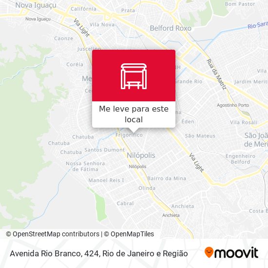 Avenida Rio Branco, 424 mapa