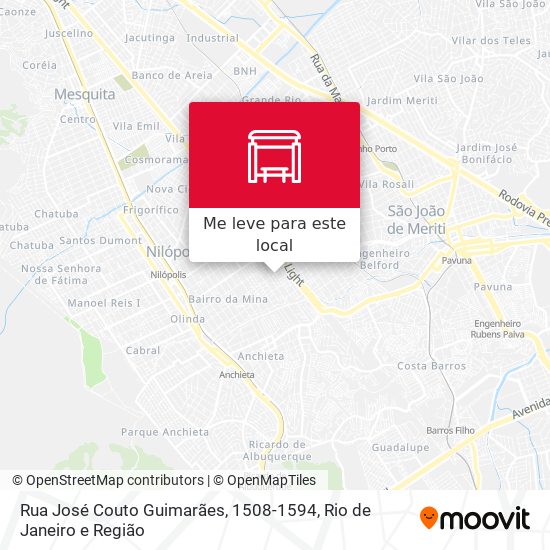 Rua José Couto Guimarães, 1508-1594 mapa