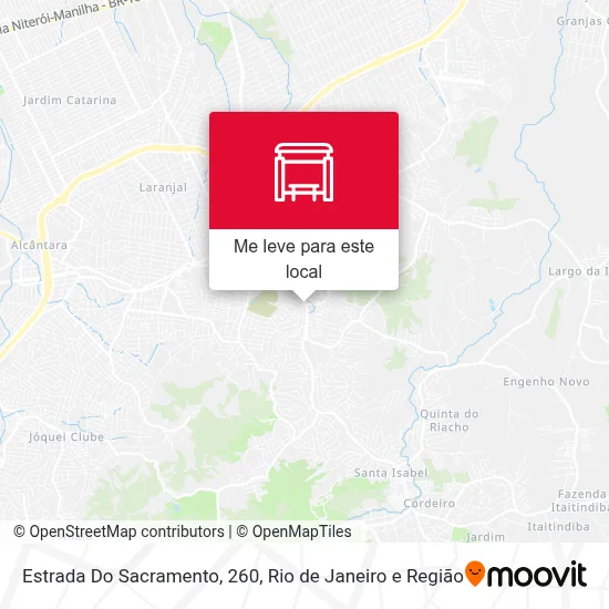 Estrada Do Sacramento, 260 mapa