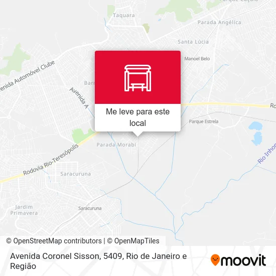 Avenida Coronel Sisson, 5409 mapa