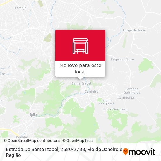 Estrada De Santa Izabel, 2580-2738 mapa