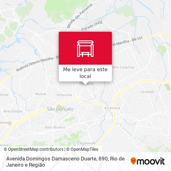Avenida Domingos Damasceno Duarte, 890 mapa