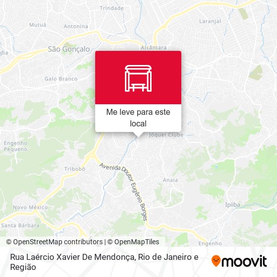 Rua Laércio Xavier De Mendonça mapa