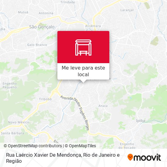 Rua Laércio Xavier De Mendonça mapa