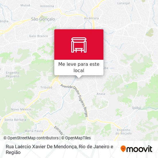 Rua Laércio Xavier De Mendonça mapa