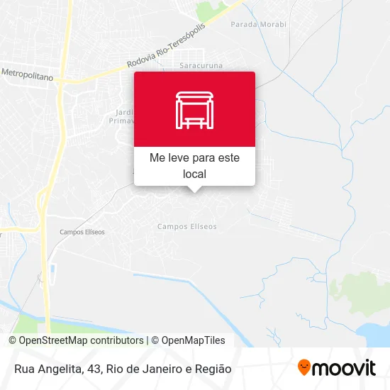 Rua Angelita, 43 mapa