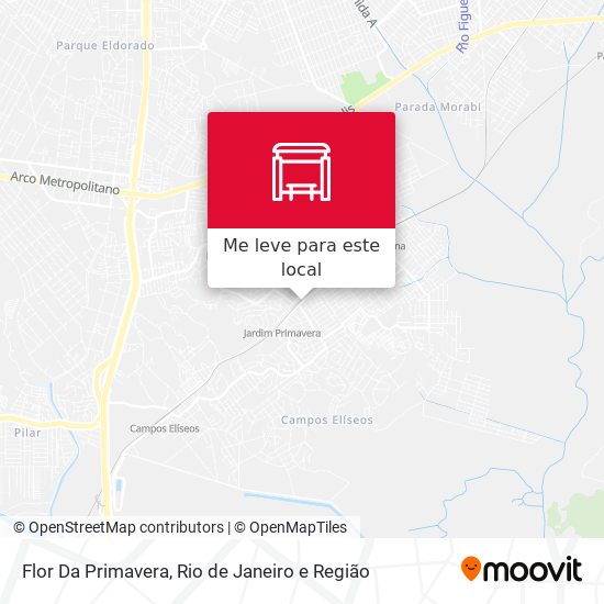 Flor Da Primavera mapa