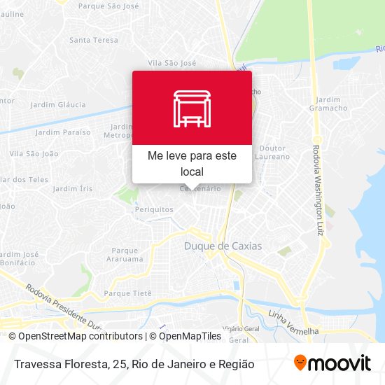 Travessa Floresta, 25 mapa