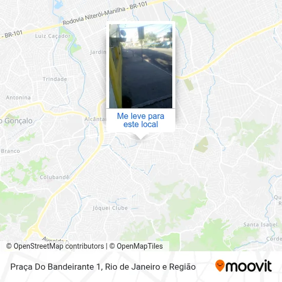 Praça Do Bandeirante 1 mapa