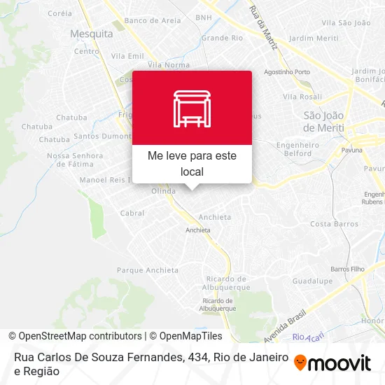 Rua Carlos De Souza Fernandes, 434 mapa