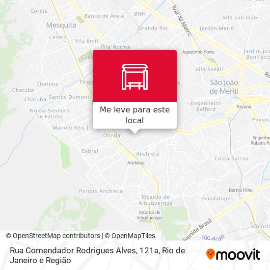 Rua Comendador Rodrigues Alves, 121a mapa
