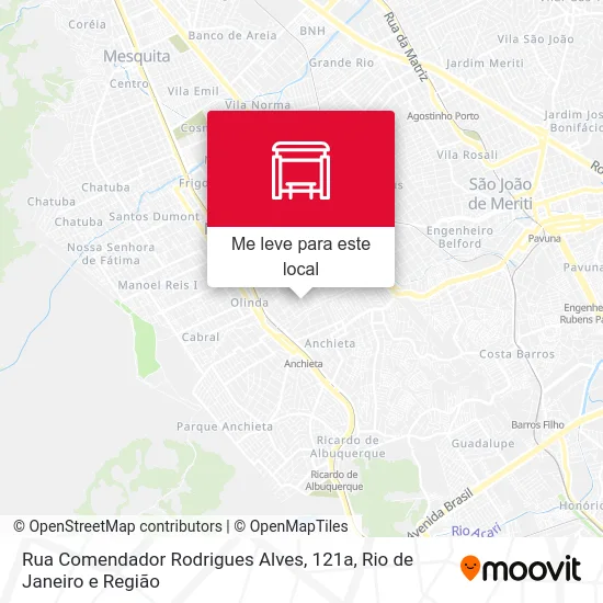 Rua Comendador Rodrigues Alves, 121a mapa