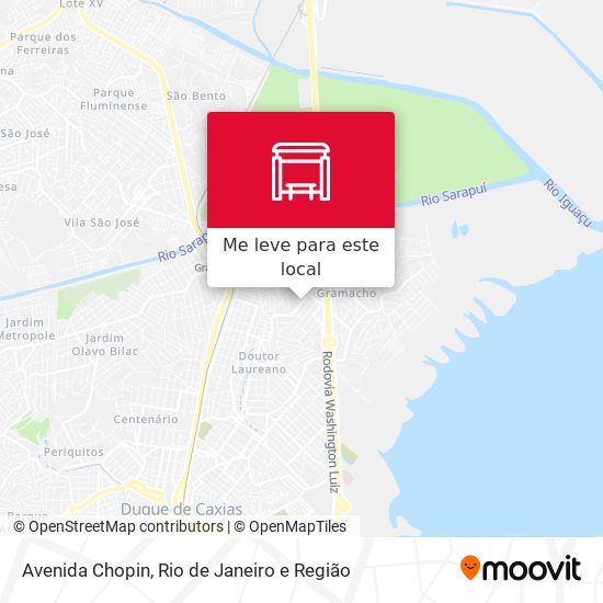 Avenida Chopin mapa