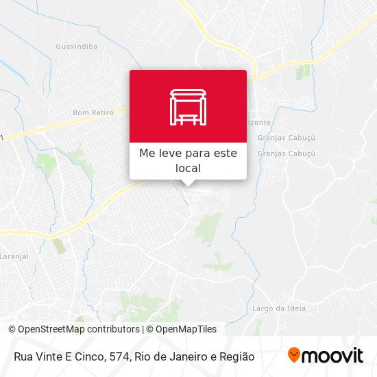 Rua Vinte E Cinco, 574 mapa