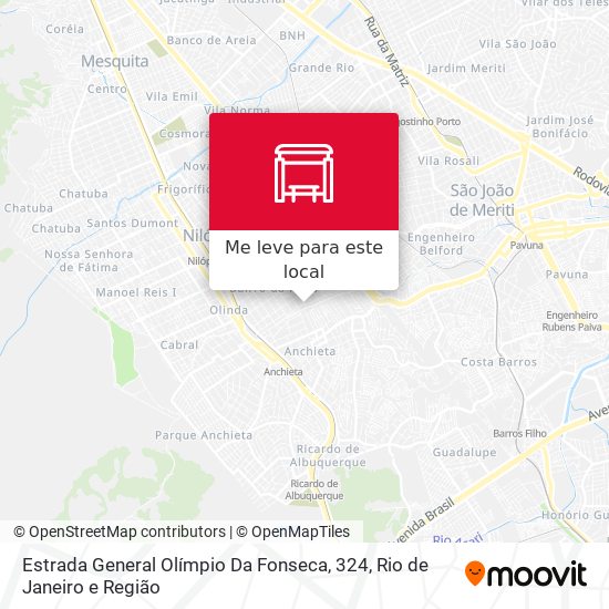 Estrada General Olímpio Da Fonseca, 324 mapa