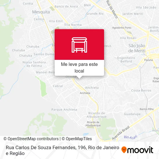 Rua Carlos De Souza Fernandes, 196 mapa