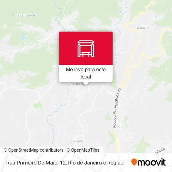 Rua Primeiro De Maio, 12 mapa