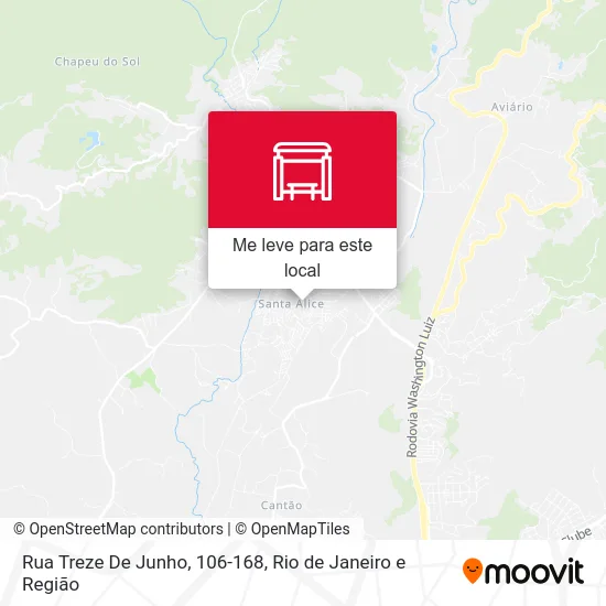 Rua Treze De Junho, 106-168 mapa